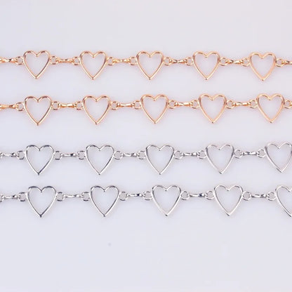 Y2k Luxury Heart Chain Belt